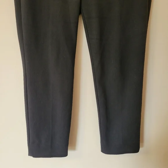 J Crew 365 Cameron High Rise Ankle Dress Pant Stretch Black Size 12 - Picture 7 of 10